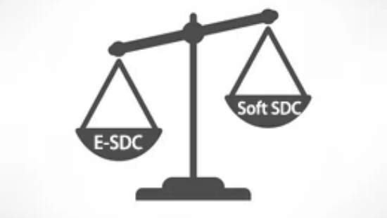 Hvordan du sammenligner mellom E-SDC og Soft SDC